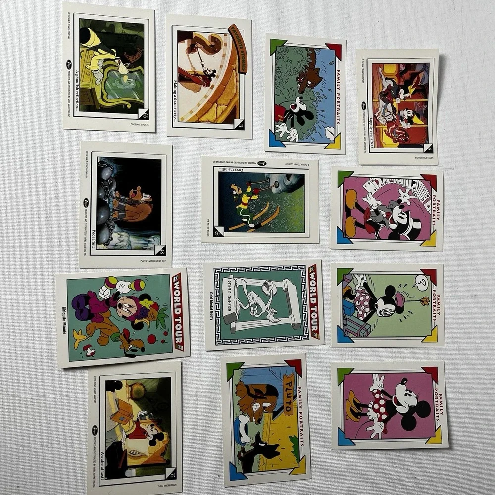 1991 Impel Disney Collector Cards Lot of 13‎ Mickey Minnie Goofy Donald